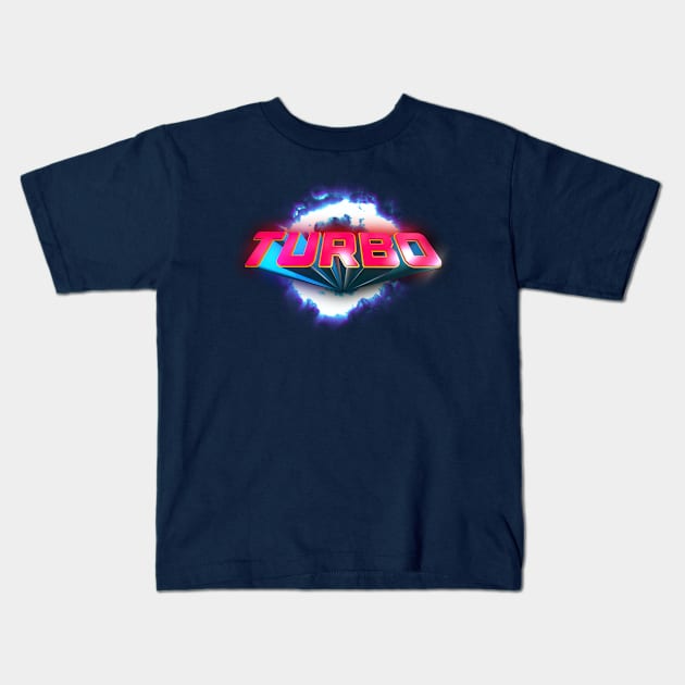 Turbo Blast Kids T-Shirt by JHdesign